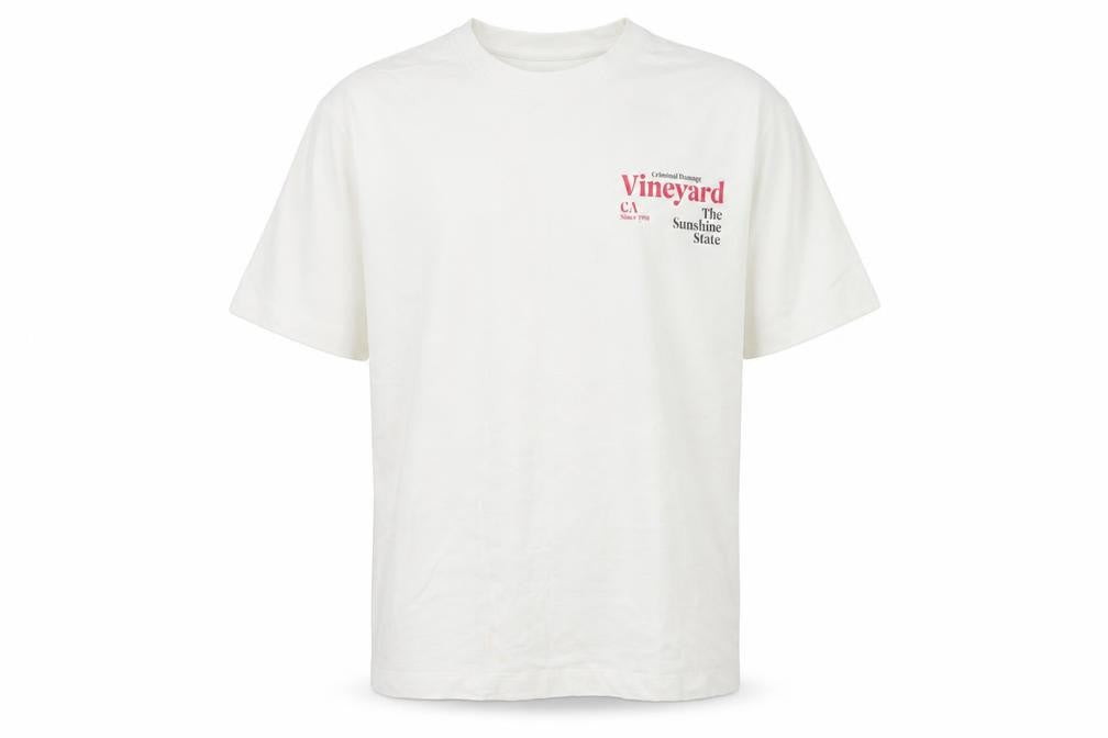 Mens UK Size XL Criminal Damage White  T-Shirt