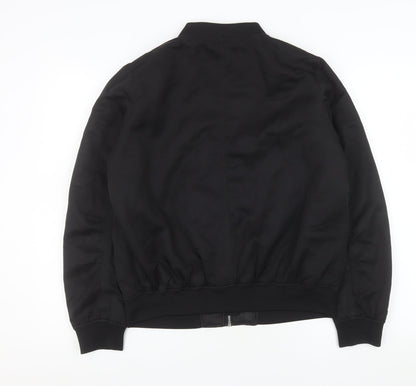 Mens UK Size M FOREVER 21 Black Bomber Jacket
