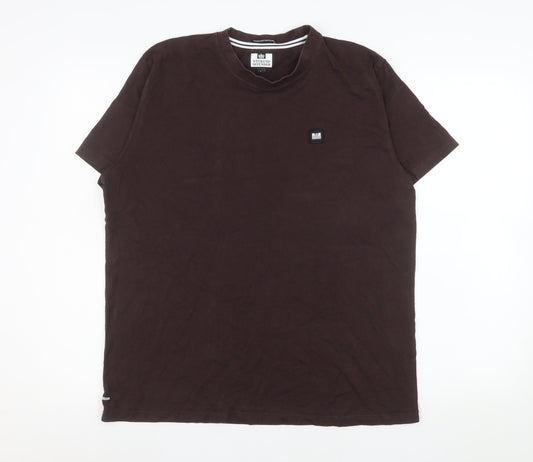 Mens UK Size L Weekend Offender Brown  T-Shirt