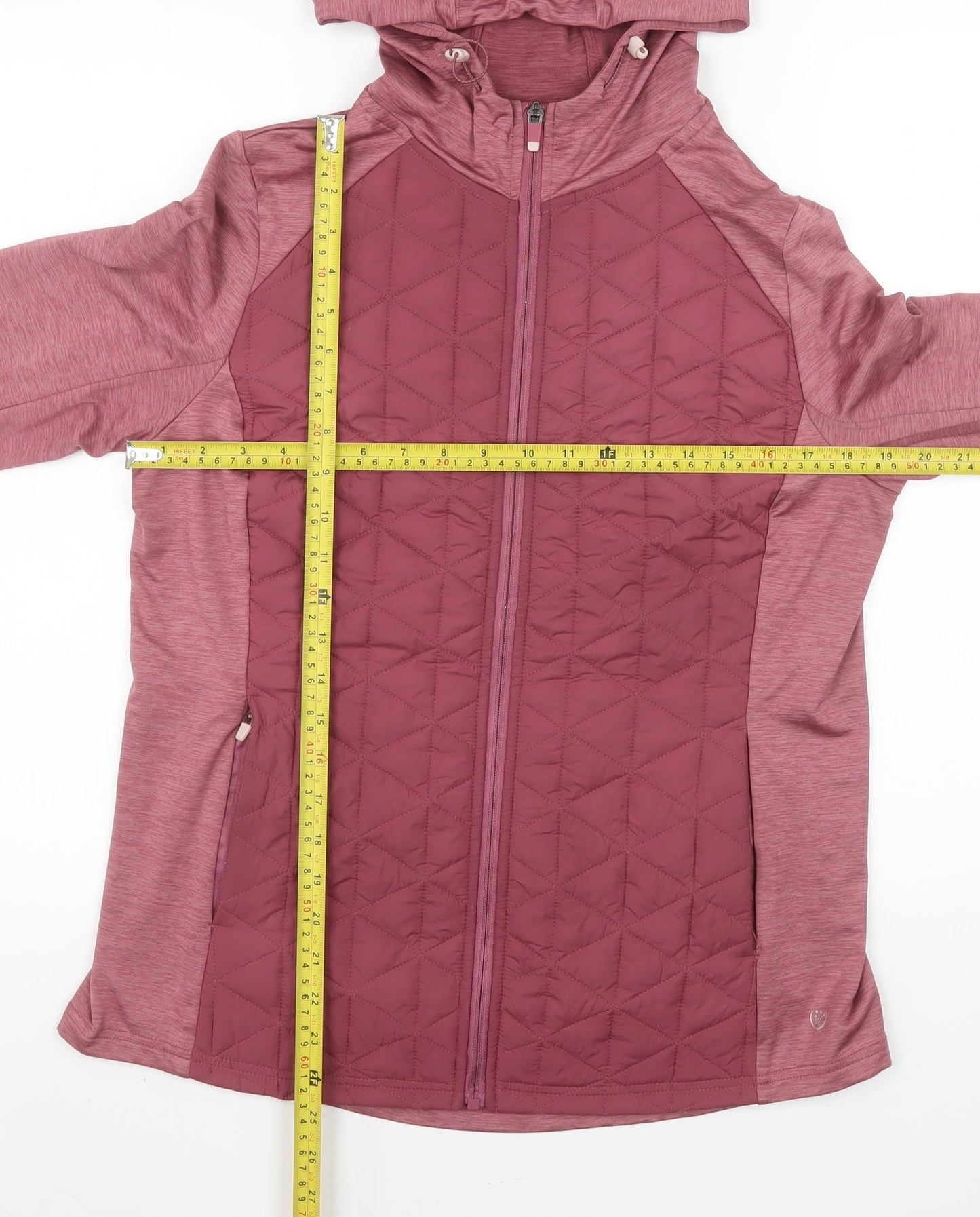 Womens UK Size 14 Dunnes Stores Pink Quilted Coat