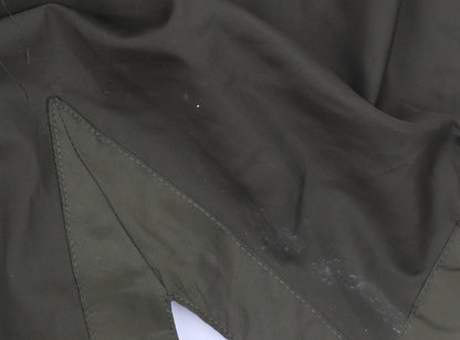 Womens UK Size 12 Brave Soul Green Parka Coat