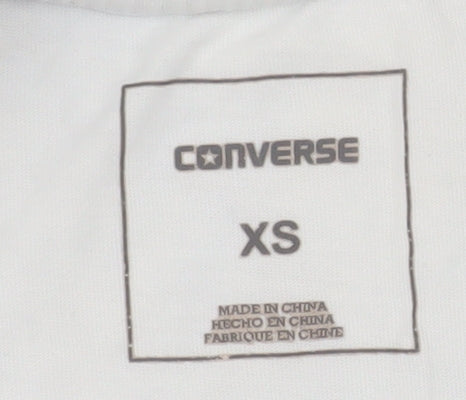 Mens UK Size XS Converse White  T-Shirt