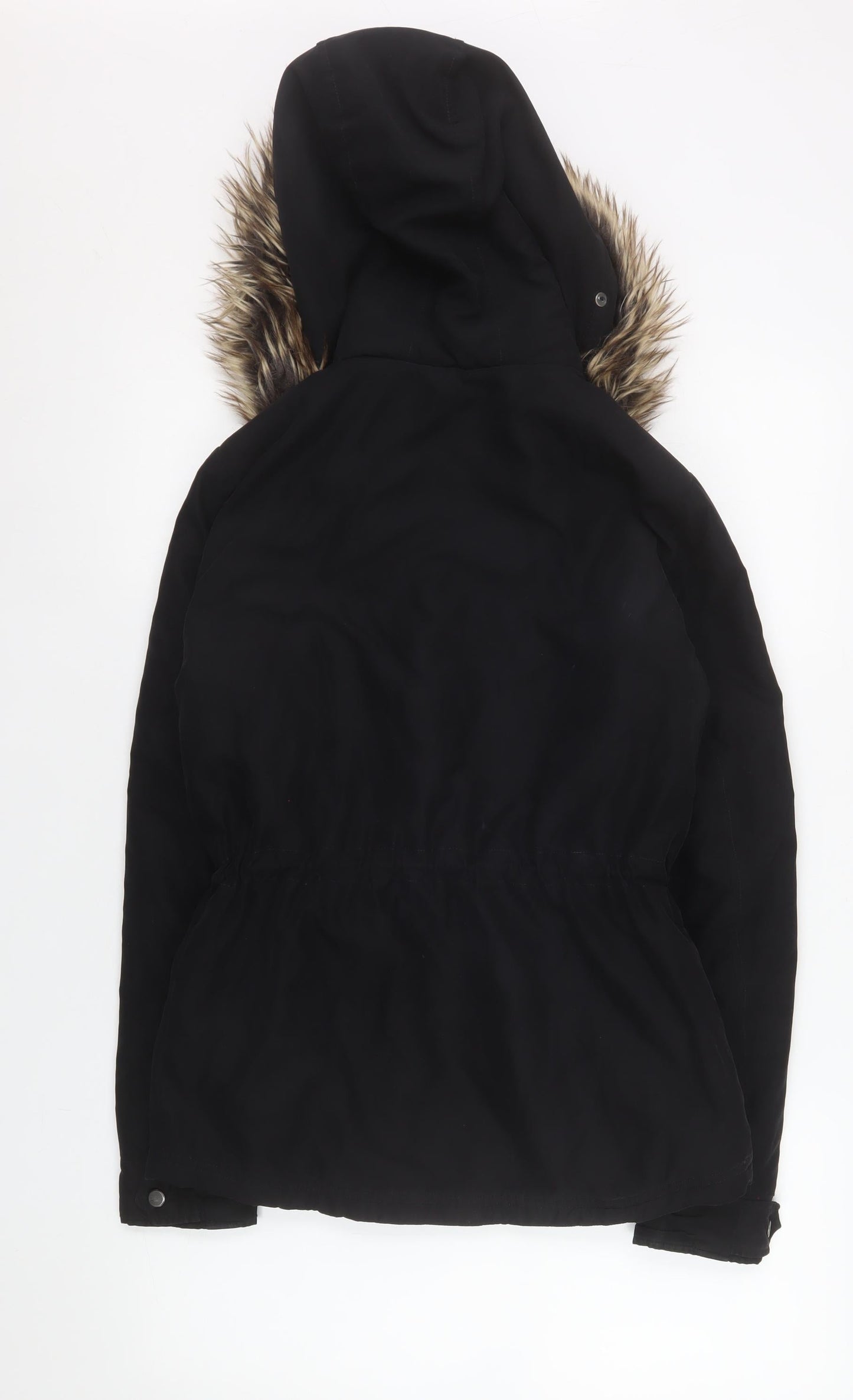 Womens UK Size XS Only Black Parka Coat