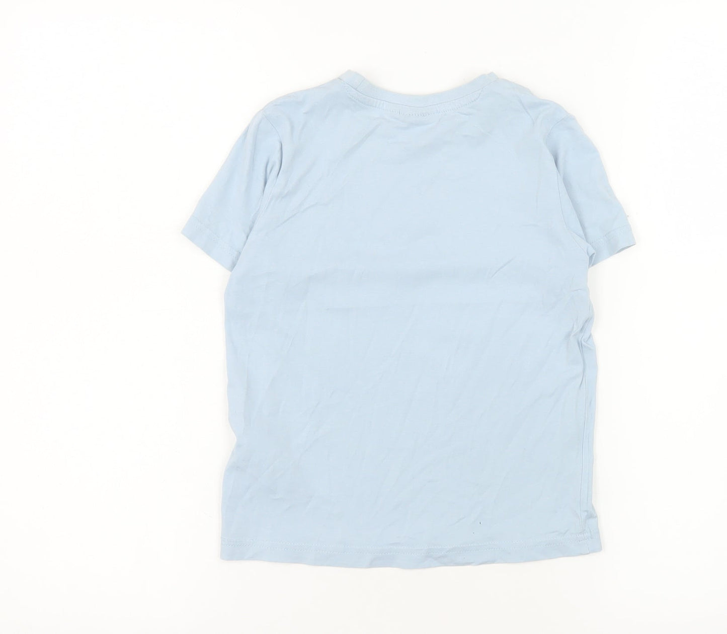 Boys UK Size 3-4 Years Hummel Blue Basic T-Shirt