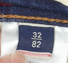 Mens UK Size M Allen Solly Regular Fit Straight Blue Jeans