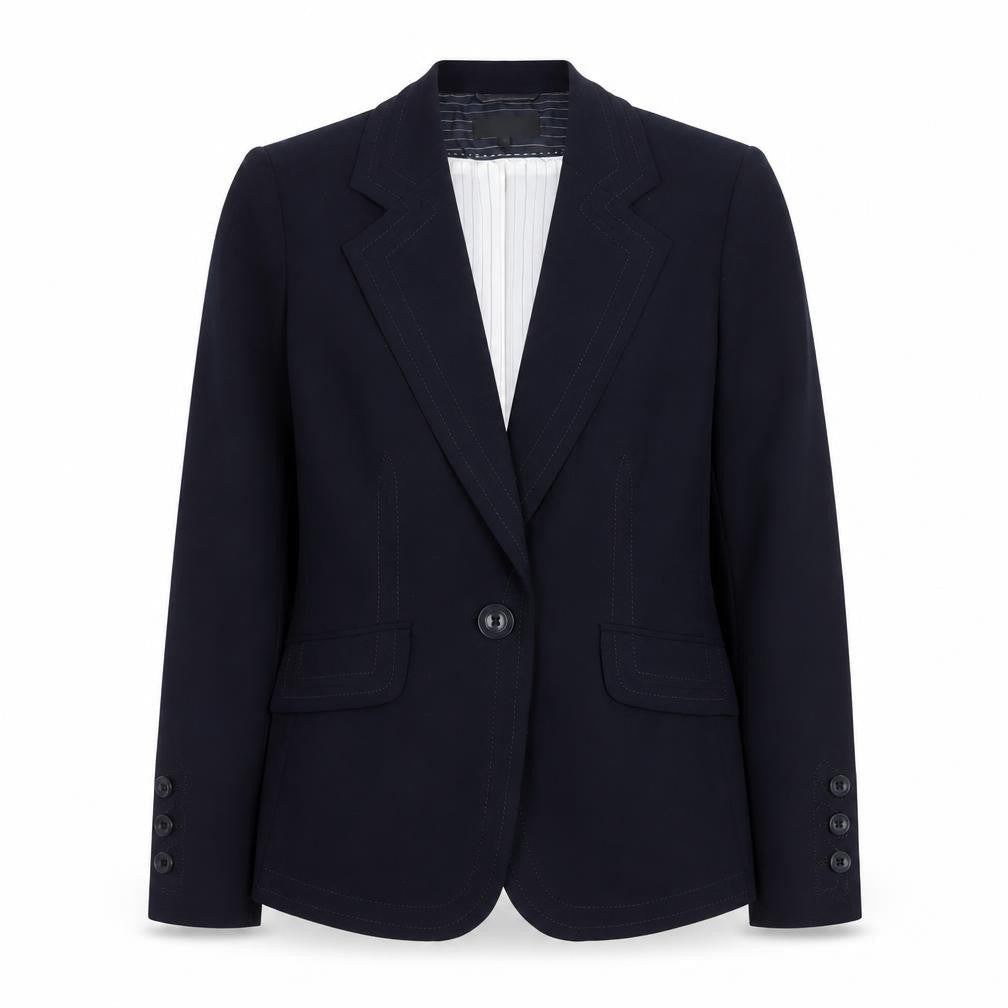 Womens UK Size 10 Marks and Spencer Regular Blue Blazer