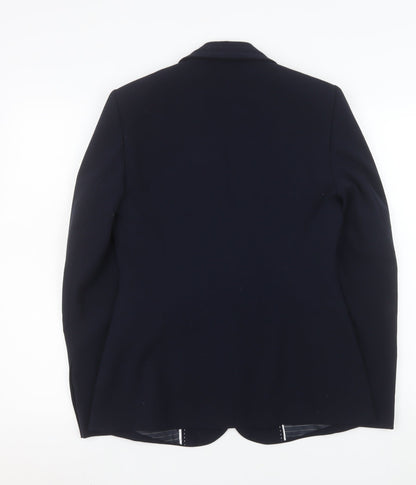 Womens UK Size 10 Marks and Spencer Regular Blue Blazer