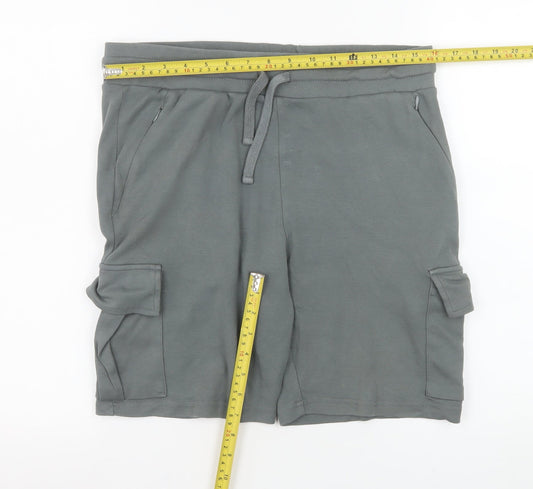 Mens UK Size L Bee Inspired Regular Fit Sweat Shorts