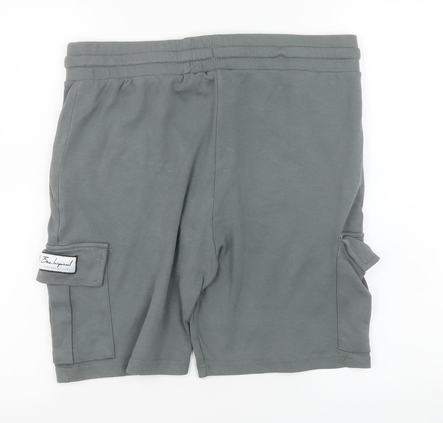 Mens UK Size L Bee Inspired Regular Fit Sweat Shorts