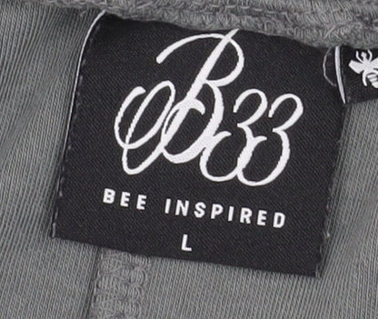 Mens UK Size L Bee Inspired Regular Fit Sweat Shorts