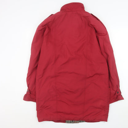 Womens UK Size 10 NuAge Red Rain Coat