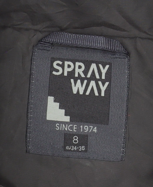 Womens UK Size 8 Sprayway Brown Puffer Jacket