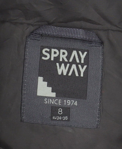 Womens UK Size 8 Sprayway Brown Puffer Jacket