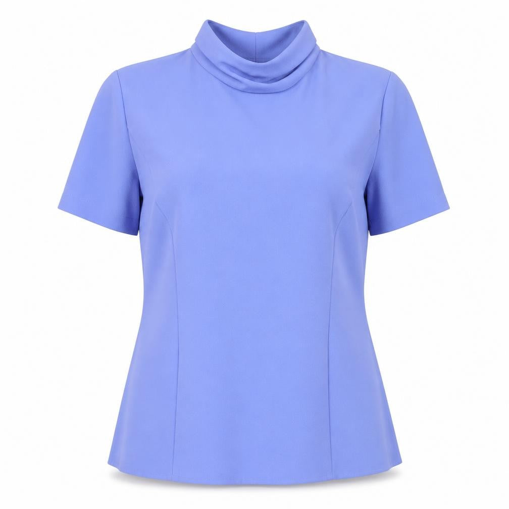 Womens UK Size 14 Berkertex Blue Classic Blouse