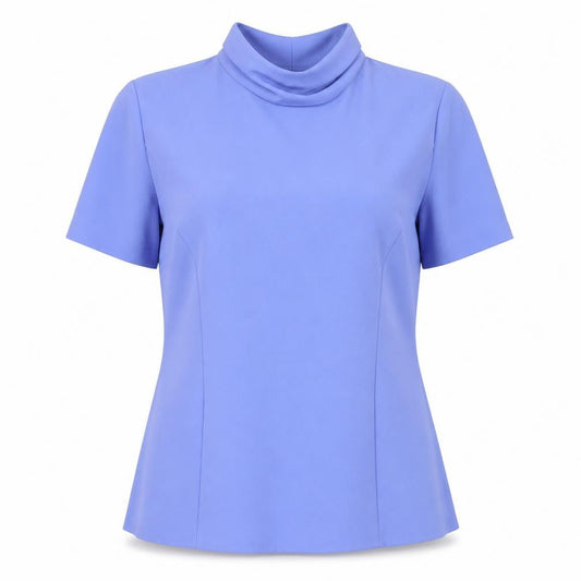 Womens UK Size 14 Berkertex Blue Classic Blouse