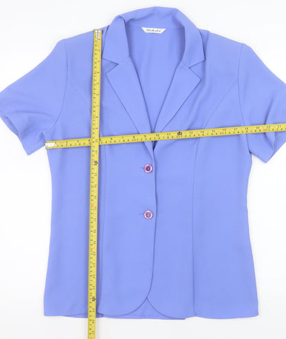 Womens UK Size 14 Berkertex Blue Classic Blouse