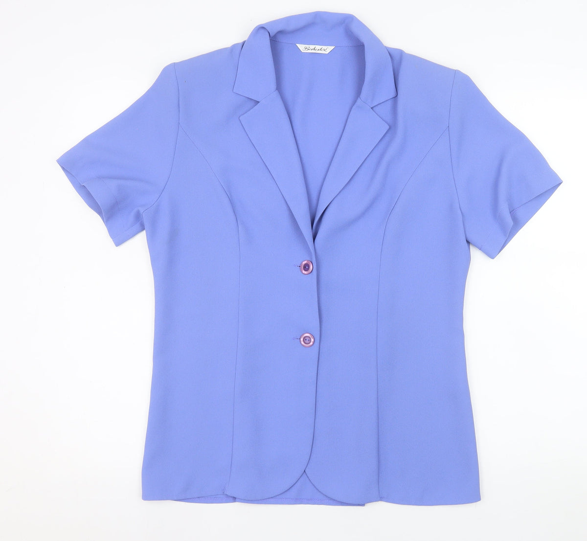 Womens UK Size 14 Berkertex Blue Classic Blouse