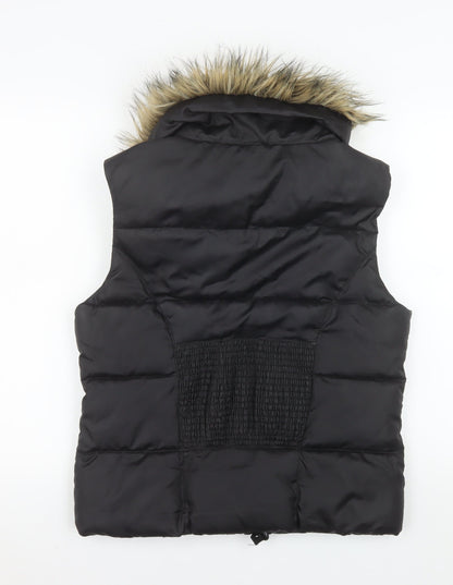 Womens UK Size 12 Firetrap Black Puffer Jacket