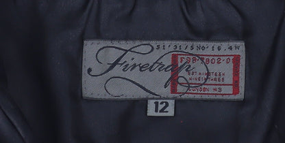 Womens UK Size 12 Firetrap Black Puffer Jacket