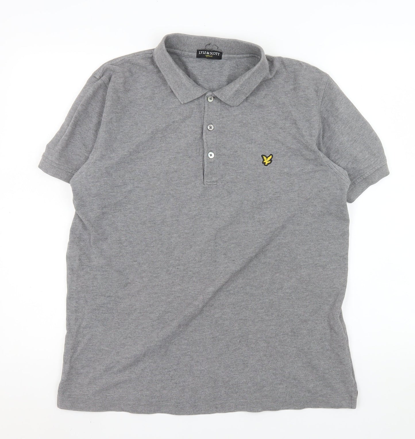 Mens UK Size L Lyle & Scott 100% Cotton Polo Shirt