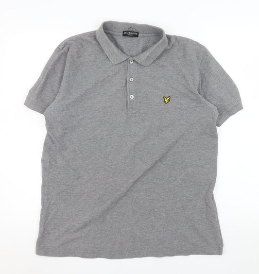 Mens UK Size L Lyle & Scott 100% Cotton Polo Shirt