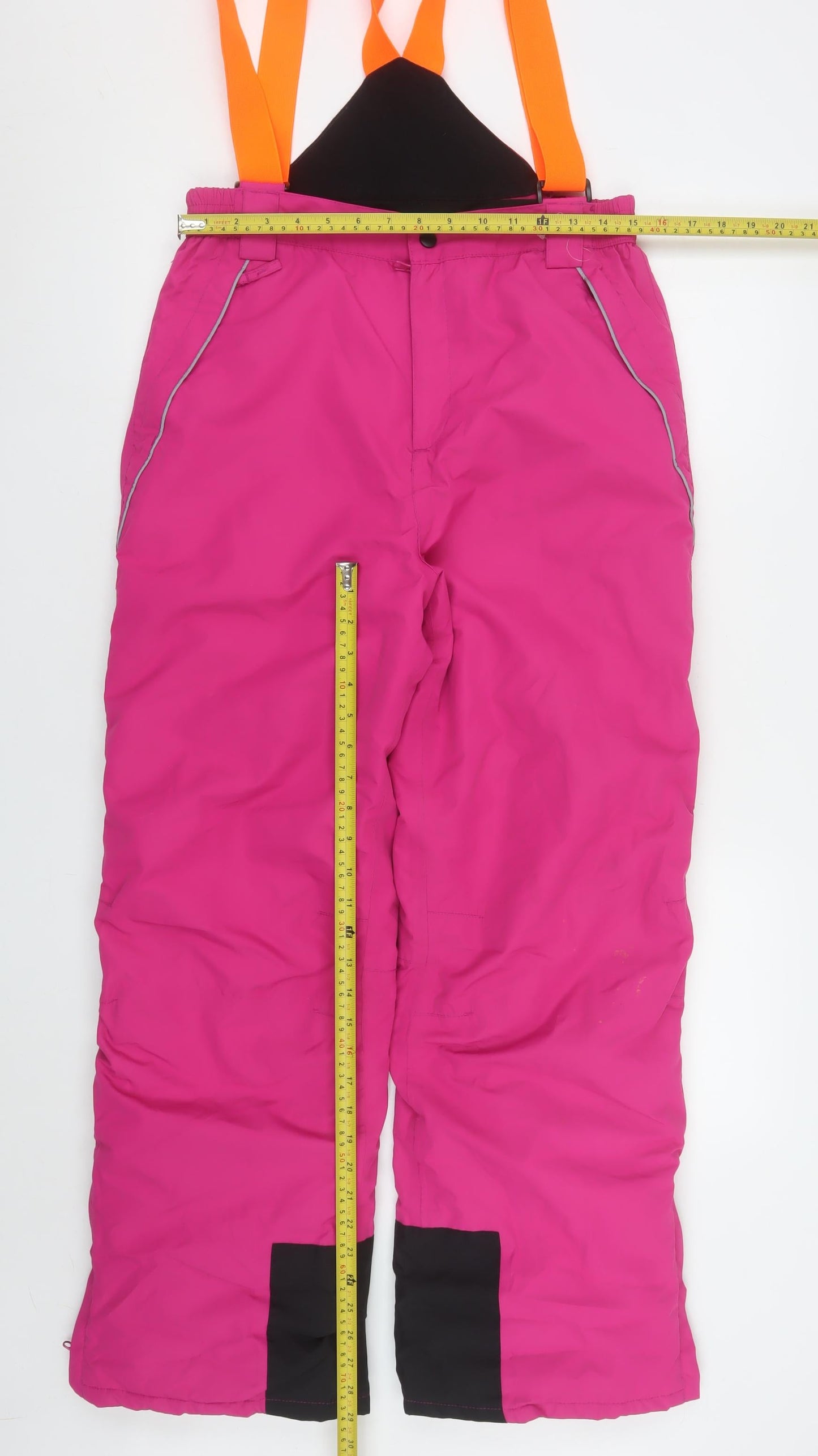 Girls UK Size 15-16 Years Crane Regular Fit Snow Pants Pink Trousers