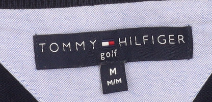 Mens UK Size M Tommy Hilfiger Blue Pullover Jumper
