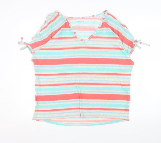 Womens UK Size 12 NEXT Multicoloured Basic T-Shirt