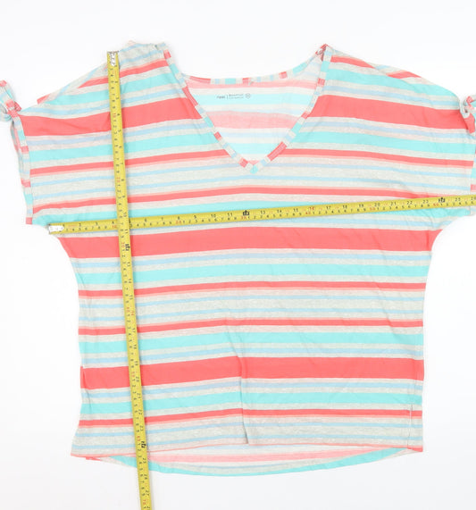 Womens UK Size 12 NEXT Multicoloured Basic T-Shirt