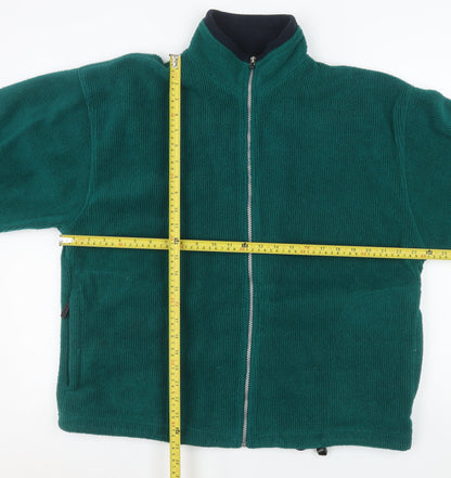 Mens UK Size M Antartex Green Fleece Jacket