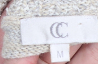Womens UK Size M CC Beige Pullover Jumper