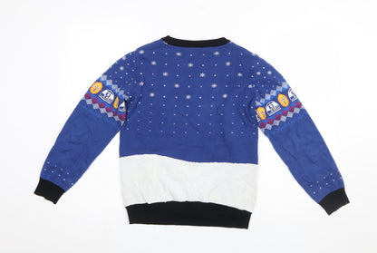 Boys UK Size 12 Years TU Blue Pullover Jumper