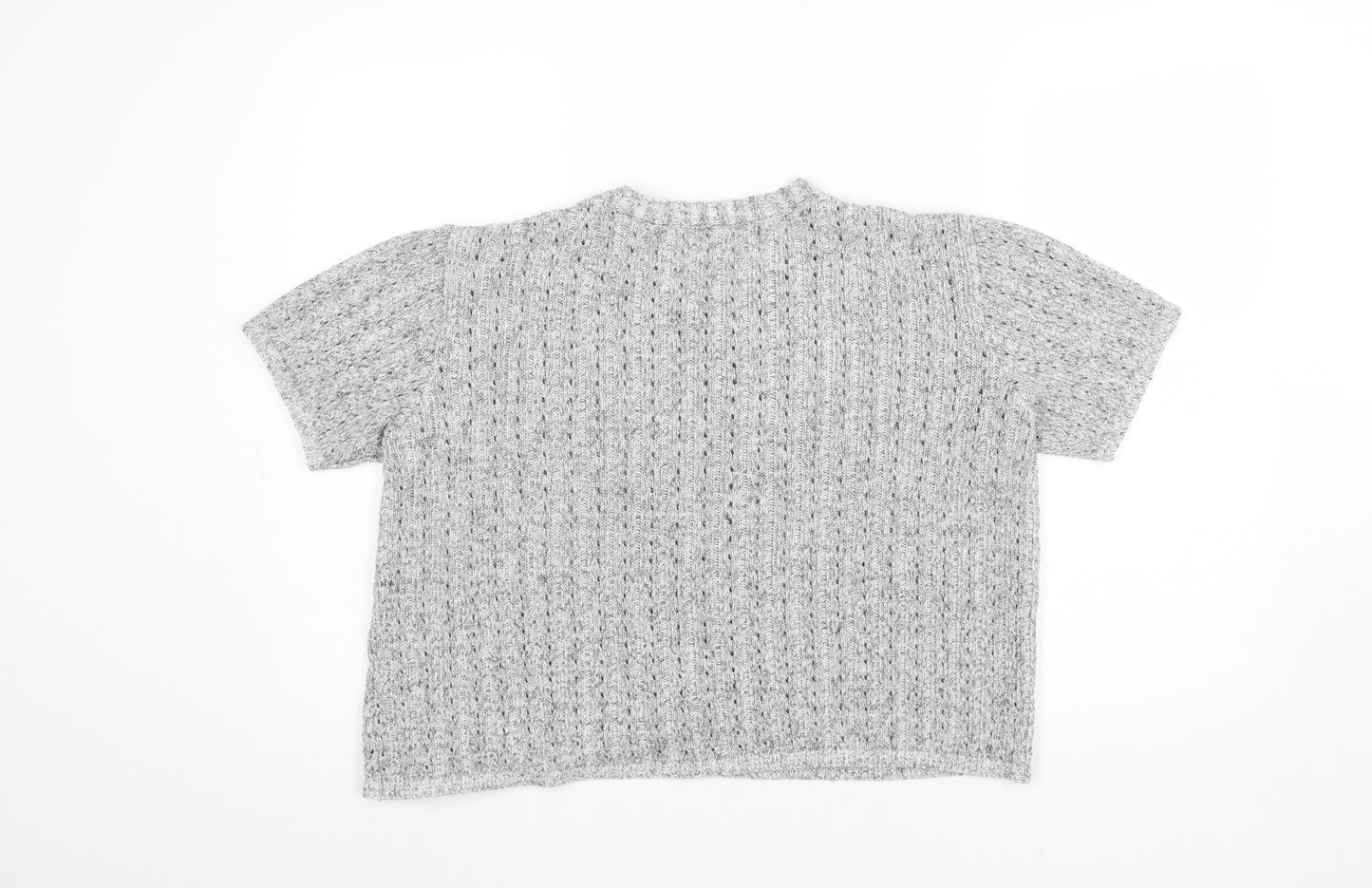 Womens UK Size L Anne Cramond Grey Cardigan Jumper