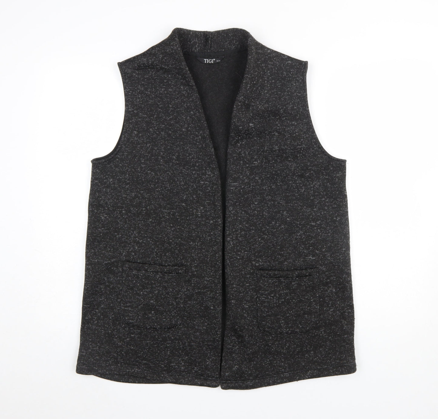 Womens UK Size 14 Tigi Grey Vest Jumper
