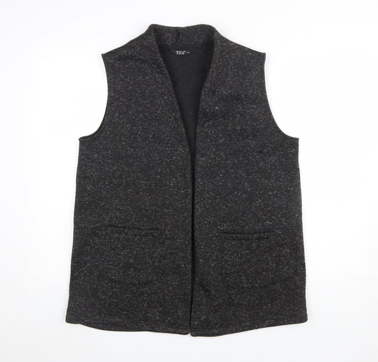 Womens UK Size 14 Tigi Grey Vest Jumper