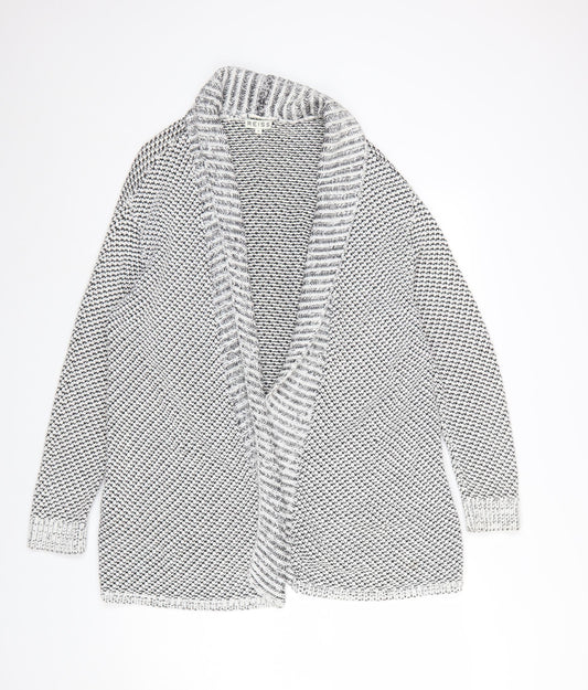 Womens UK Size M Reiss Grey Cardigan Jumper