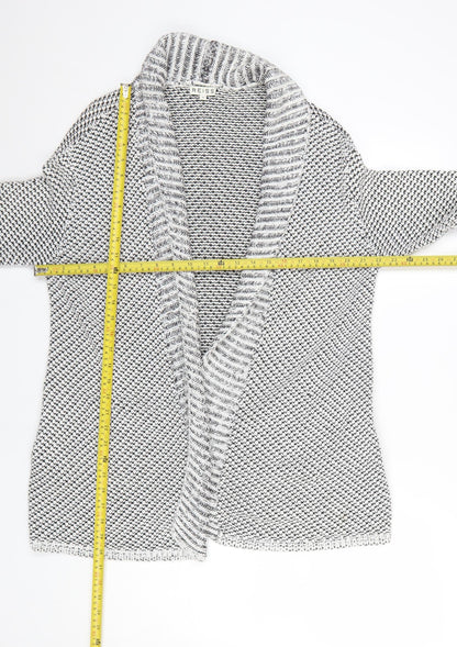 Womens UK Size M Reiss Grey Cardigan Jumper