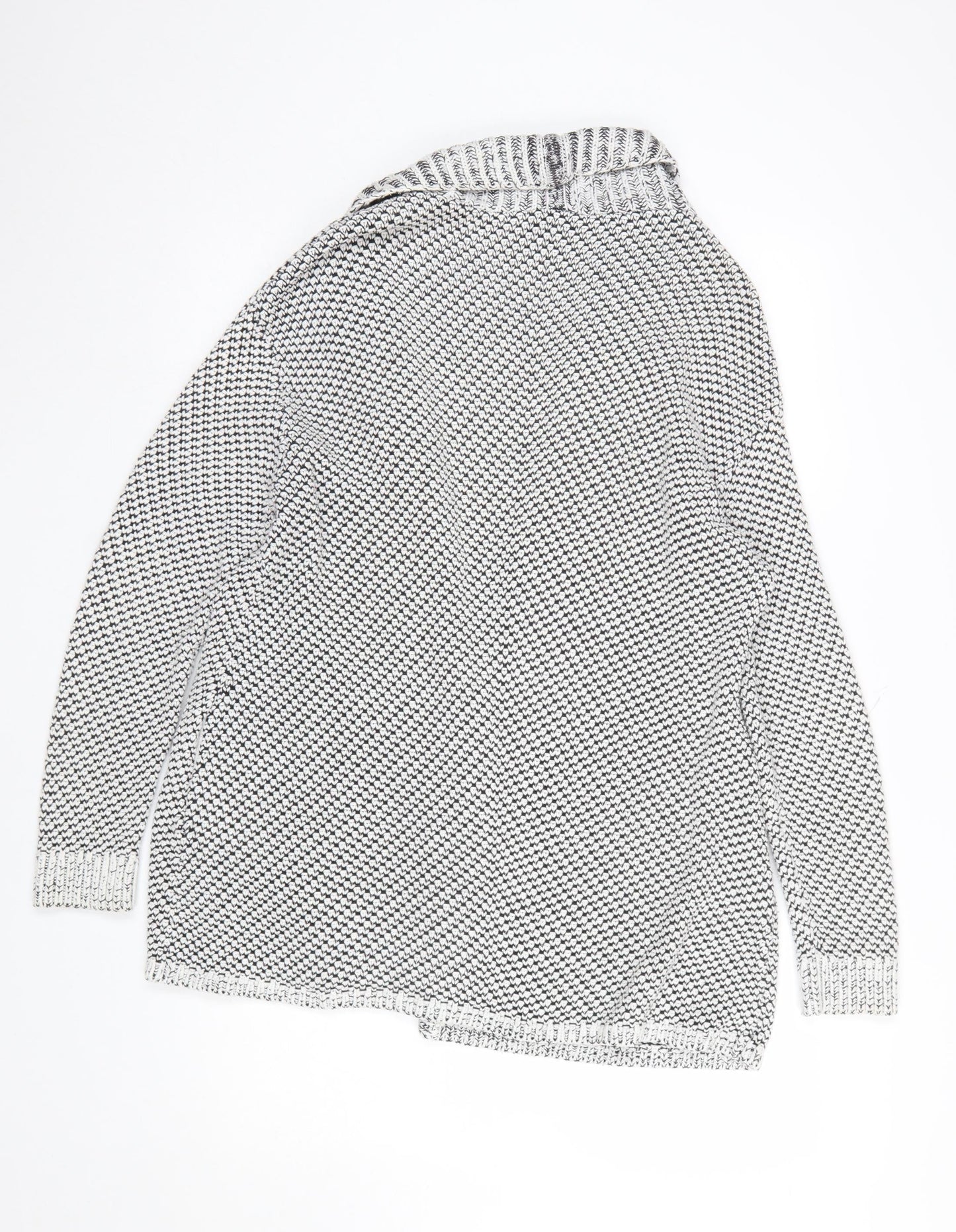 Womens UK Size M Reiss Grey Cardigan Jumper