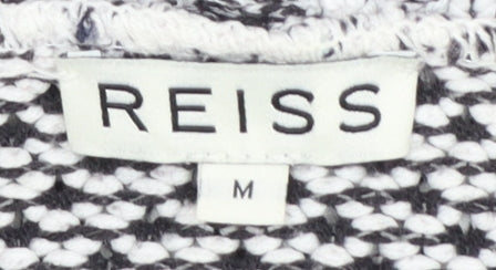 Womens UK Size M Reiss Grey Cardigan Jumper