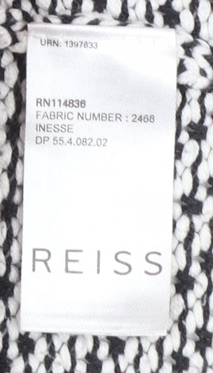 Womens UK Size M Reiss Grey Cardigan Jumper
