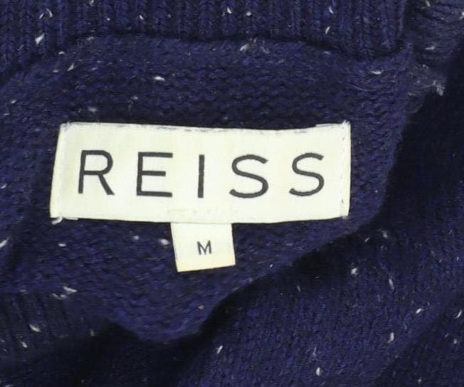 Womens UK Size M Reiss Blue Pullover Jumper