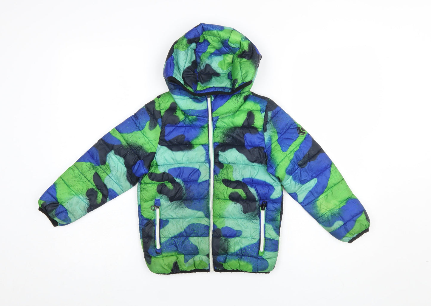 Boys UK Size 5 Years NEXT Multicoloured Puffer Jacket