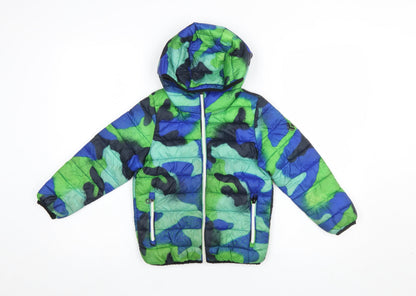 Boys UK Size 5 Years NEXT Multicoloured Puffer Jacket