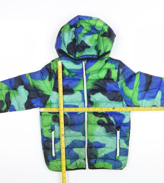 Boys UK Size 5 Years NEXT Multicoloured Puffer Jacket