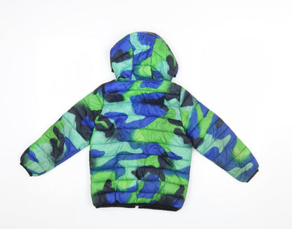 Boys UK Size 5 Years NEXT Multicoloured Puffer Jacket