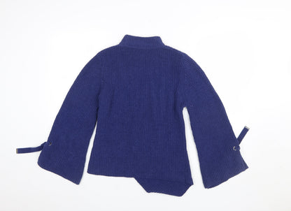 Womens UK Size M Moda Elementi Blue Pullover Jumper