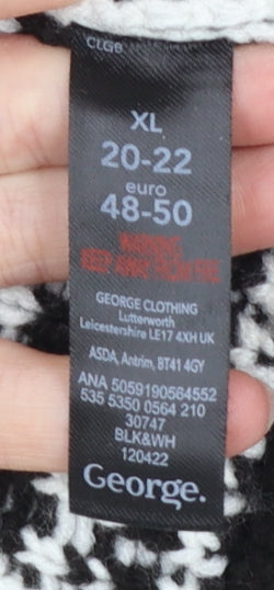 Womens UK Size XL George Black Pullover Jumper