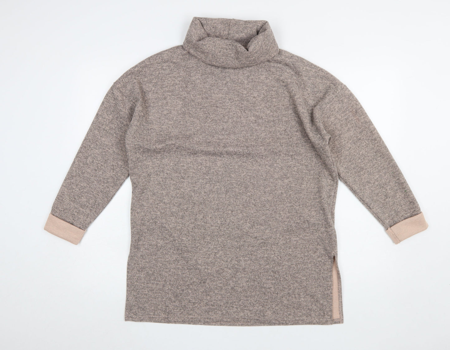 Womens UK Size M New Look Beige Pullover Jumper