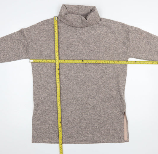 Womens UK Size M New Look Beige Pullover Jumper