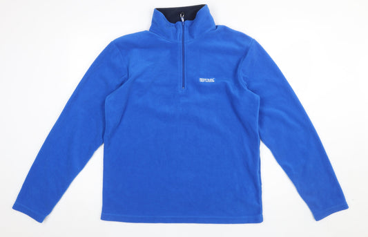 Mens UK Size L Regatta Blue Pullover Sweatshirt